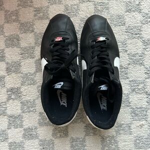 Nike Men's Black and White Cortez’s